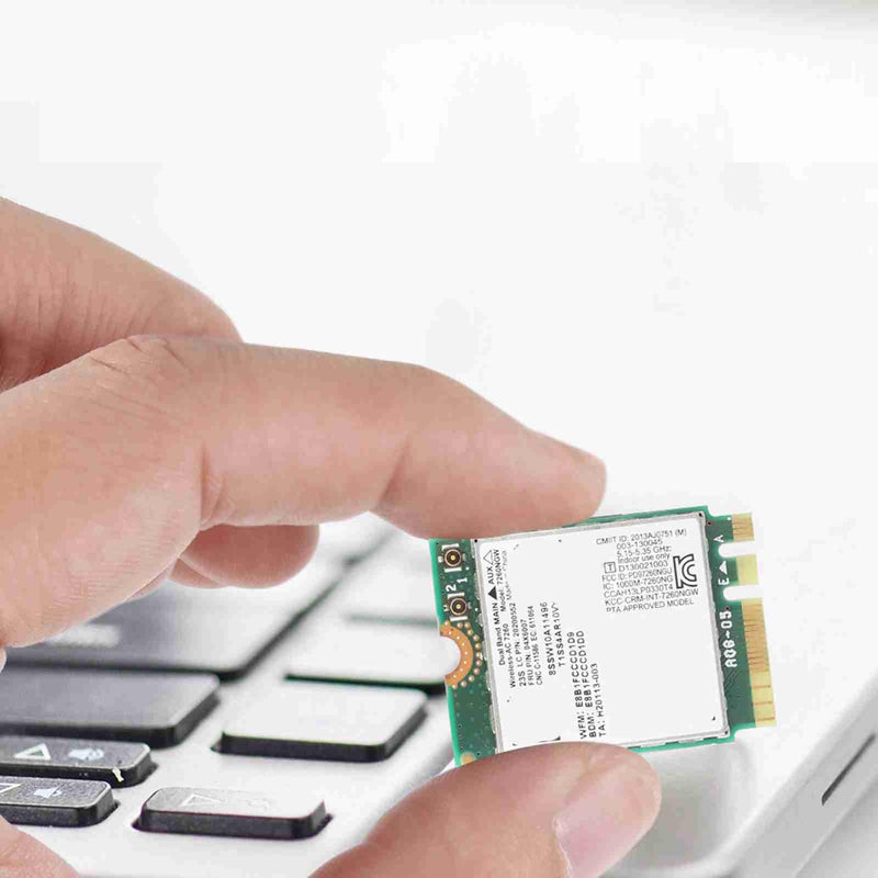 ASHATA 2.4G 5G Network Card for 7260 AC 867Mbps NGFF M2 WiFi Card Laptop Network Adapter for ThinkPad T440 T440S T440P X230S X240S L440 W540 etc