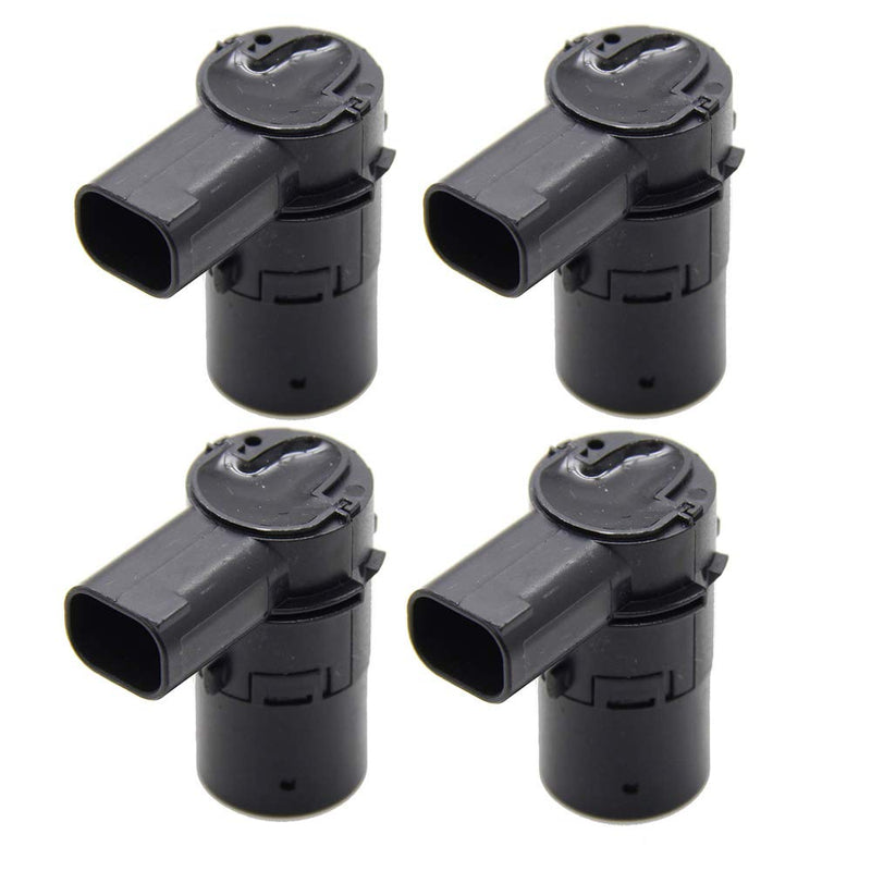  [AUSTRALIA] - 4 Pack Backup Rear Parking Aid Assist Sensor Compatible with Ford F150 F250 F350 E-150 E-250 Escape Explorer Lincoln Mercury Mariner Mountaineer - Replace# 684-029 3F2Z15K859BA 4F2315K859AA T36006 black