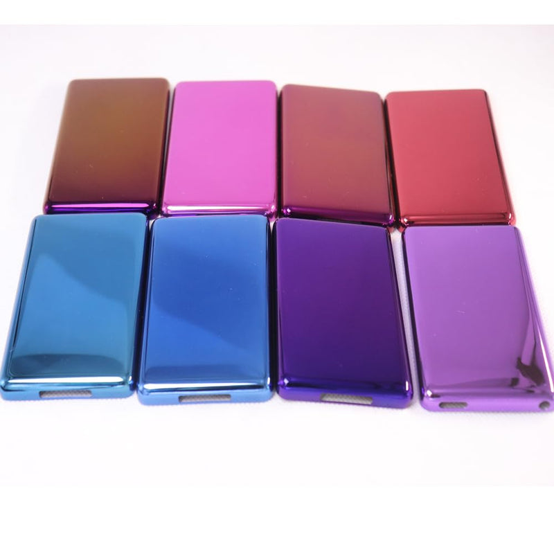 Thin Blank Purple Blue Backplate for iPod 5th 5.5th Video 30gb Metal Back housing case for Classic 6th 80gb 120gb Classic 7th 160gb Thin Version 10.5mm Back housing