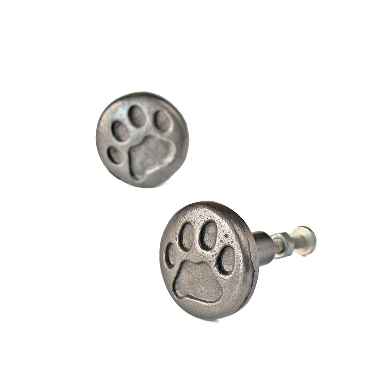 Animal Cabinet Drawer Knob Metal Bird Animal Dresser Knob Pull Nursery Cupboard Wardrobe Knobs Handles (Animal Paw) - Set of 4 Animal Paw