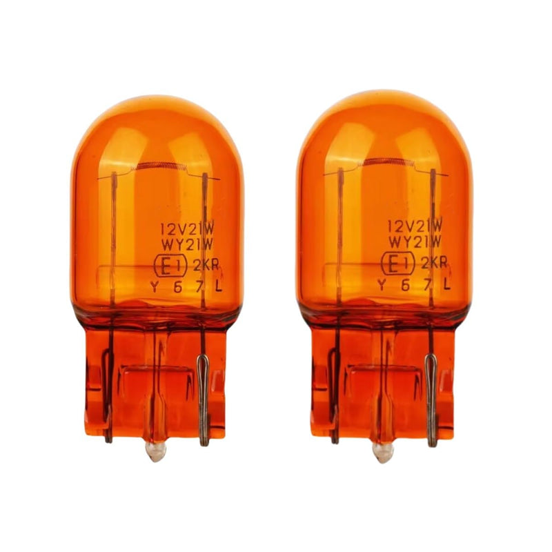 (2 PCS) WY21W Turn Signal Bulb/Plug in Signal light bulb 12V 21W fit for Cadillac XTS/SRX, Chevrolet Cruze/Malibu, Ford Mondeo -Amber Bulbs