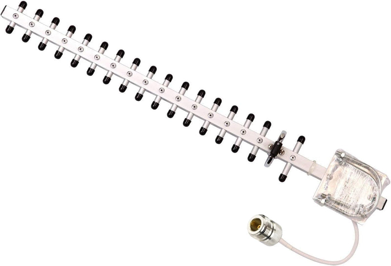 WiFi Antenna 2.4GHz 18dBi High Gain Yagi Directional Antenna Booster with N Female Connector for Network Router/Reapter/USB Adapter/Extension Network PCI Card/Security Camera WiFi Antenna 18dBi 2.4GHz N Female Connector