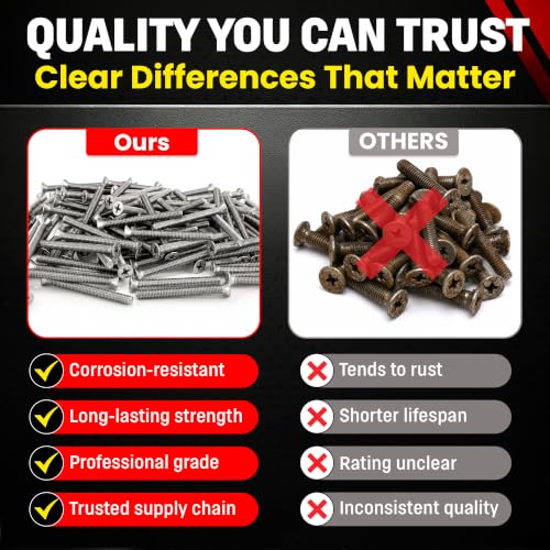 Chenango Supply 8-32 x 2 Stainless Flat Head Machine Screws 8-32 x 2"