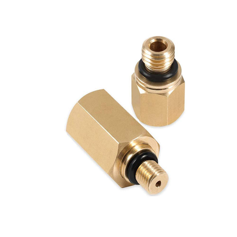 QISF 4Pcs/Set 6.0 IPR Valve Socket & High Pressure Oil Pump Air Test Fitting Tool + Oil Rail Adapters Leak Test Kit for 6.0L Powerstroke Diesel Engine