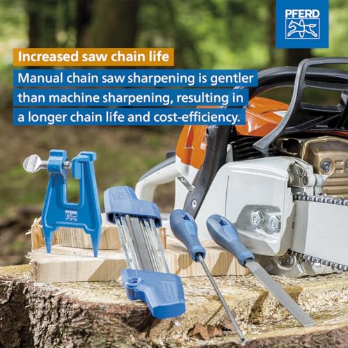 Pferd Tools Chisel Bit Chain Saw Sharpening File, 7", 0.325" Pitch