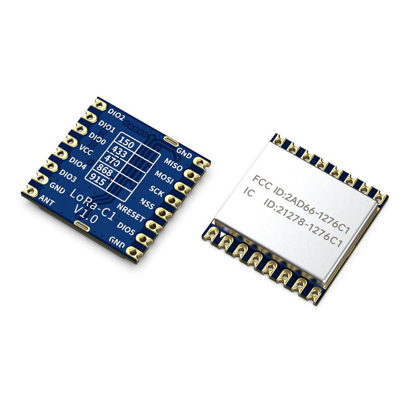 LoRa sx1276 Networking Transceivers, Compatible with RFM95W LoRa RF Chip Module LoRa1276-C1 915 Mhz x 2 PCS