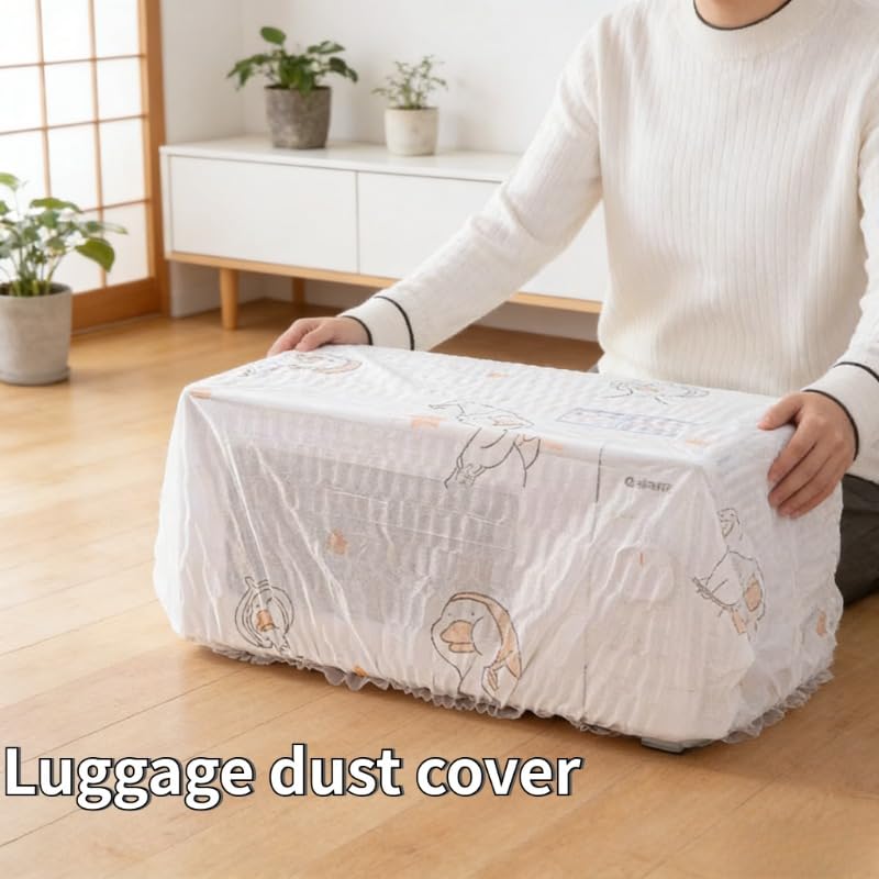 10 Pack Extra Thick Tpu Dust Covers With Random Patterns, Elastic Full Wrap, Universal Protection for Kitchen Appliances, Electronics and Luggage, Easy to Clean Home Protective Covers