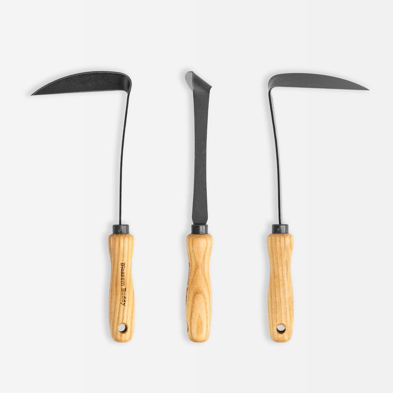 Cape Cod Weeder – Right Hand, Hand Weeding Tool for Tight Spaces Weeder Hoe with Ergonomic Ash Wood Handle for Weeding, Soil loosening, Digging