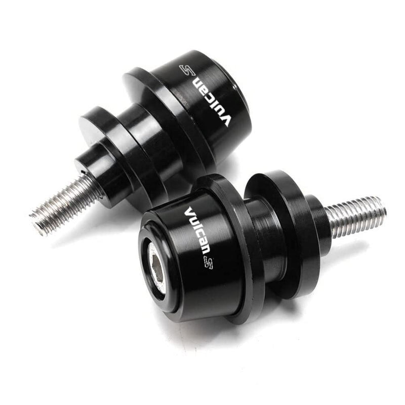 Motorcycle Accessories Aluminum Swing arm Spools Slider Stand Screw Fits For KAWASAKI Vulcan S 650 2015-2024 2025 (Black) Black
