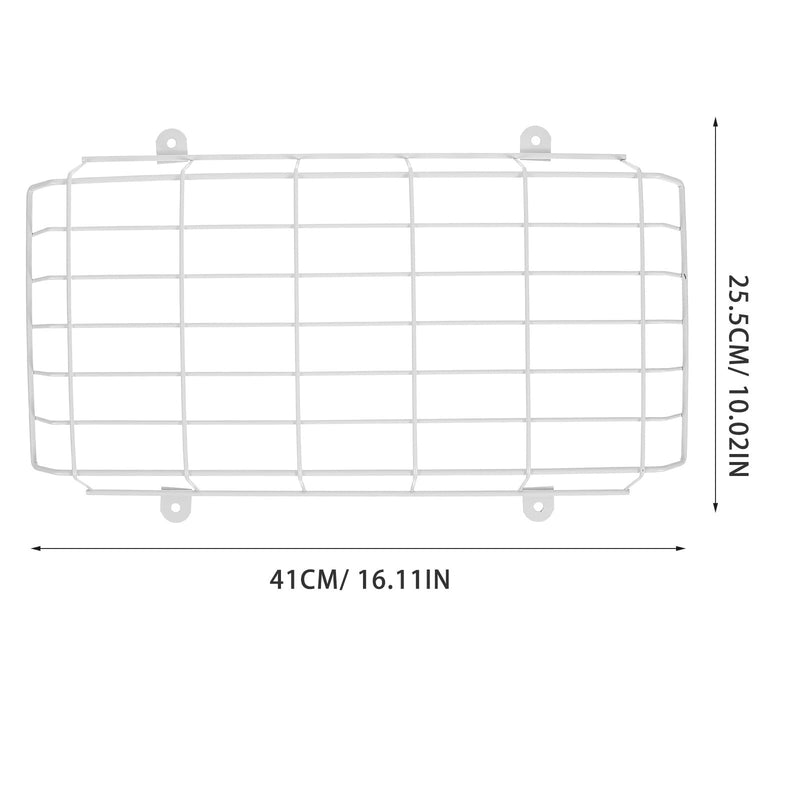 Wire Guard for Emergency Light, Exit Sign Damage Stopper Metal Wire Guard Exit Sign Damage Cage Light Protective Cover for or Emergency