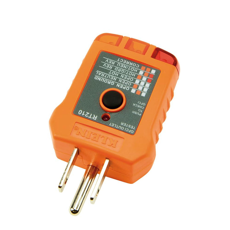 Klein Tools NCVT5KIT Electrical Test Kit, Dual-Range Non-Contact Voltage Tester with Laser Pointer and GFCI Receptacle Tester 2-piece Kit