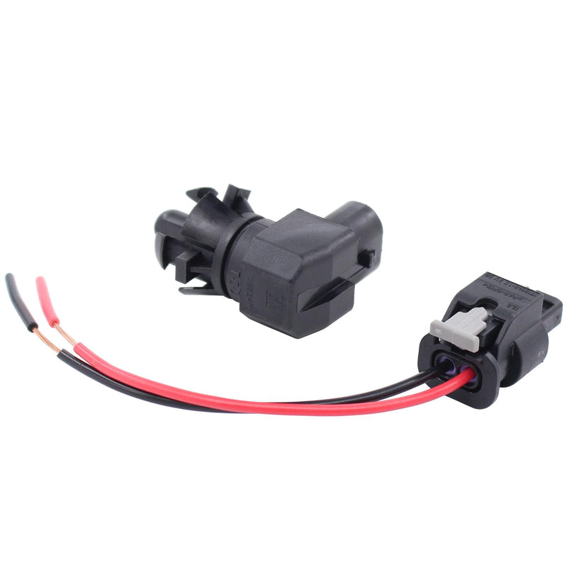 ApplianPar Outside Ambient Air Temperature Sensor and Connector Plug Pigtail Wire Harness Kit for Camaro Colorado Escalade Envision XT5