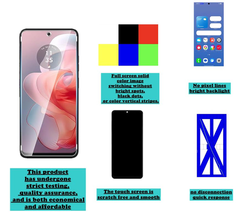 Incell for iPhone 13 LCD Screen Replacement Display Touch Screen | for iPhone 13 A2482 A2631 A2633 A2634 A2635 LCD Display Touch Screen Assembly Repair Parts