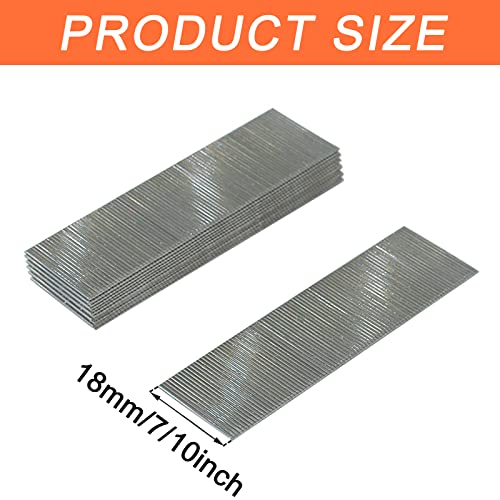 Headless Pins Nails 23 Gauge Pin 7/10 Inch Length Stainless Steel Brad Nails with Gift Box for Molding Cabinetry Building Assembly, 10000 Pieces