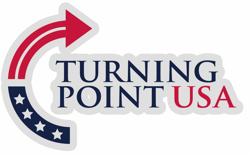 10 Pack Turning Point USA Charlie Kirk Stickers Laptop Bumper Decal Window Waterproof Car Stickers
