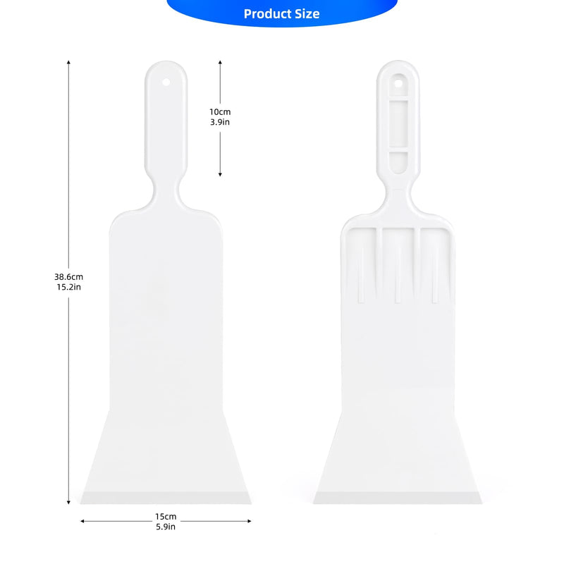 EHDIS Bulldozer Squeegee Flat Glass Window Film Bulldozer Tint Tools Car Front Windows Rear Glass Windshield Snow Frost Ice Removal Tool for Cars Trucks Window