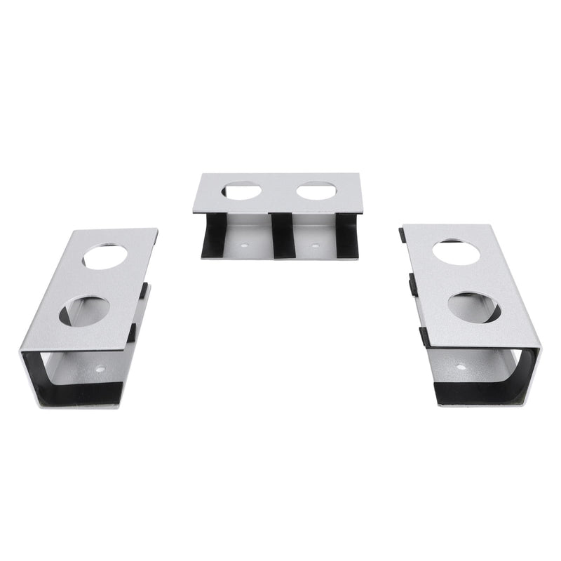 Under Desk Laptop Mount, Aluminum Alloy Metal Under Desk Shelf Device Holder, Anti Scratch Silicone Pad Mount with Metal Construction, Ideal for Laptop, TV Box, Game Console & (#12) #12