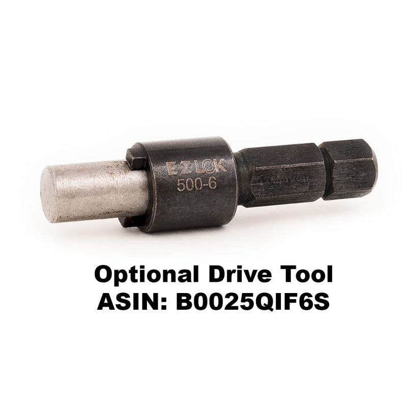 E-Z LOK - 653-12 E-Z Lok Externally Threaded Insert, 303 Stainless Steel/Metric, M12-1.75 Internal Threads, 3/4"-10 External Threads, 16.66mm Length, Made in US (Pack of 5) M12-1.75 IT, 3/4"-10 ET, 16.66mm L Pack of 5