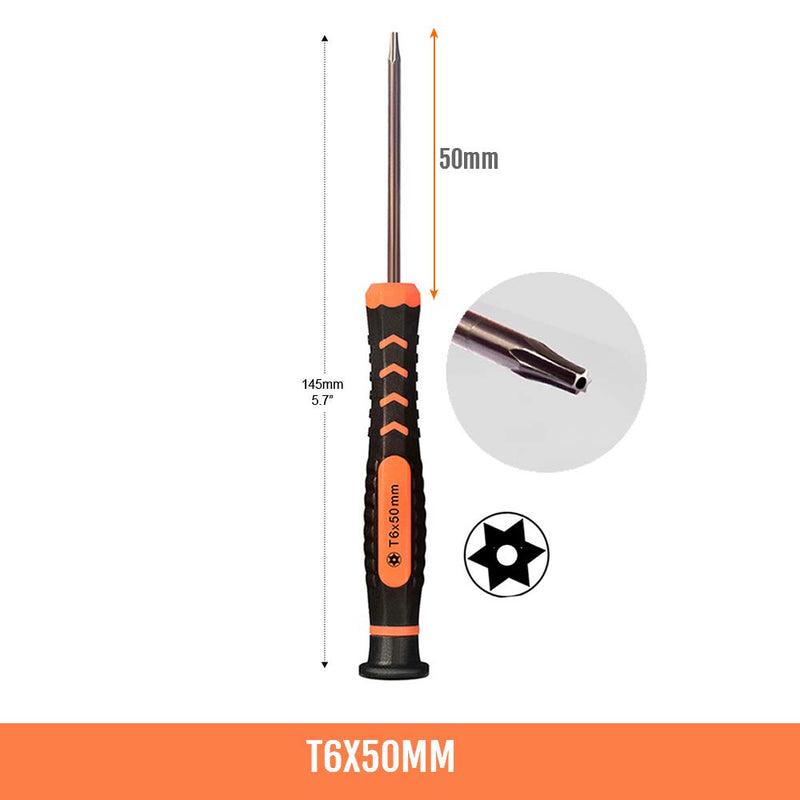 T6 Torx Security Screwdriver, TECKMAN Torx T6H Screwdriver for Apple Mac Mini, Oakley Juliet Sunglasses,Xbox Controller Mainboard,Pocket Knife and other Electronic Device Repair