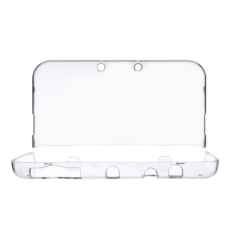 VSEER New 3DS XL Case with Screen Protector, Transparent Hard Case with HD Thin Flexible PET Film for New 3DS XL/LL 2015