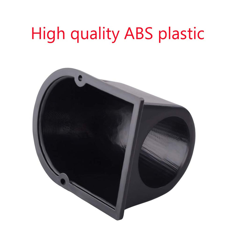 ESUPPORT Universal Car Motor 2" 52MM Black ABS Plastic Gauge Meter Dash Dashboard Mount Pod Holder One Hole