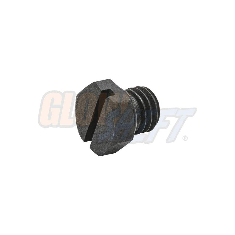 GlowShift Fuel Filter Bleeder Screw Compatible with Chevy GMC 6.6L Duramax 2001-2016 - Carbon Steel with Black Oxide Finish - Replaces Plastic Bleeder Screw
