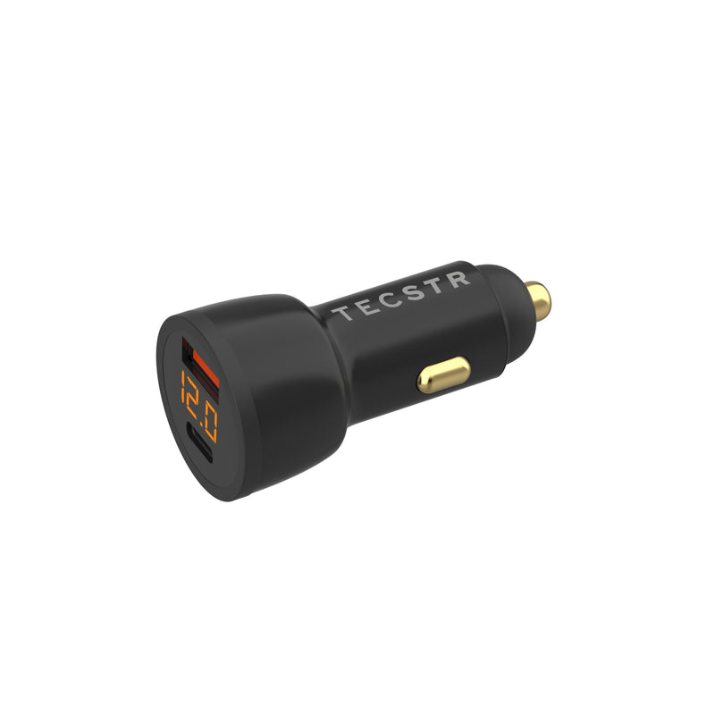 3 in 1 Car Charger for Starlink Mini DC Power Cable Adapter 12V-24V w/Digital Display, Durable USB-C 40W & USB 35W Ports for Trucks and Cars - 16.5FT