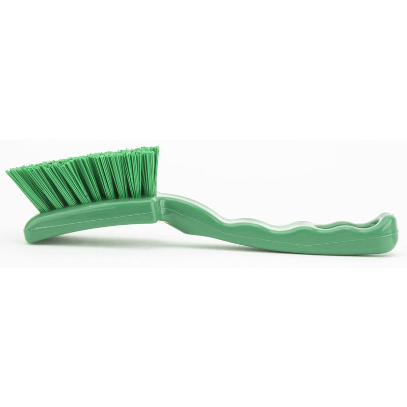 SPARTA 41395EC09 Plastic Scrub Brush, Detail Brush, Kitchen Brush With Hanging Hole For Cleaning, 7 Inches, Green, (Pack of 6)