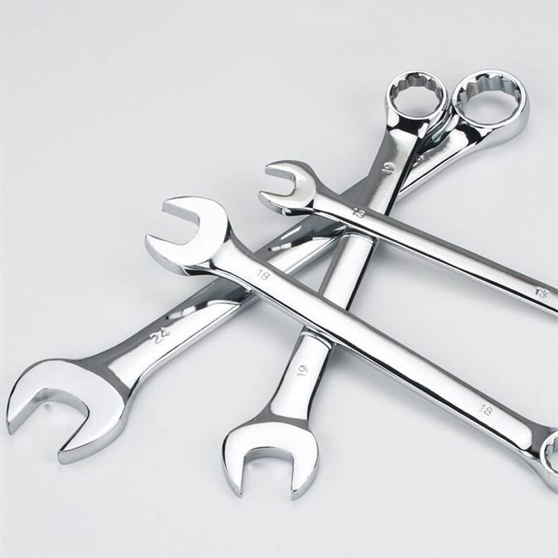 FLZOSPER 24mm Metric Wrench,12-Point Box End Head Combination Wrench Spanner
