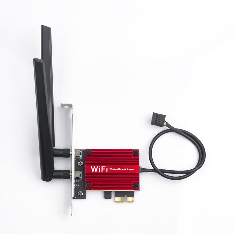 AX200 WiFi 6 PCIe WiFi Card (PCE-AX3000) - 3000Mbps Dual-Band Wireless Adapter with Bluetooth 5.2, MU-MIMO, OFDMA Compatible with Windows 10/11, Desktop Gaming & High-Speed Networking