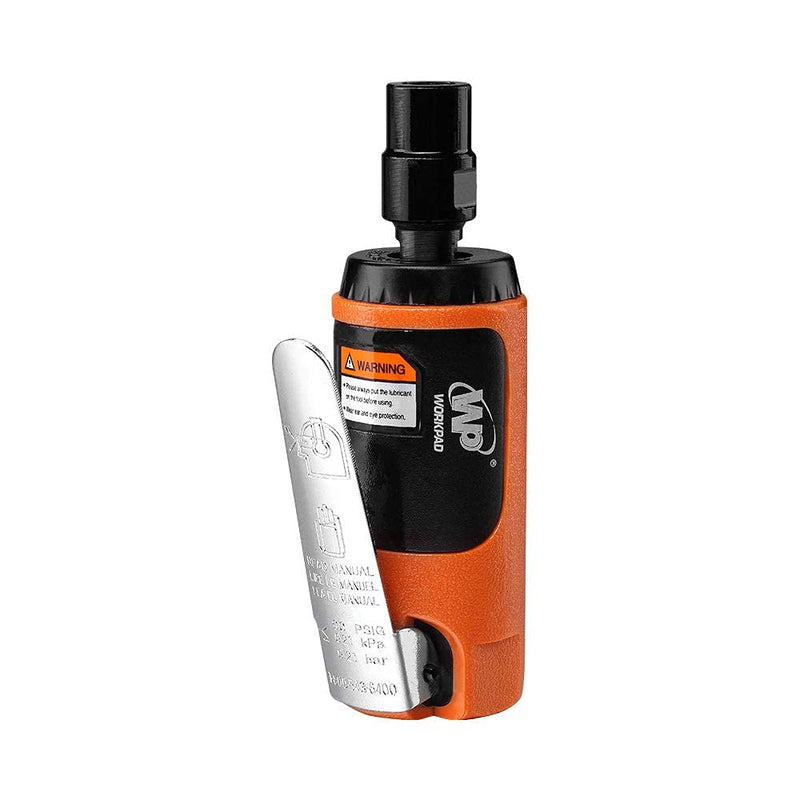 WORKPAD Mini Air Straight Die Grinder with 10-Pieces Air Die Grinder Stone Set，25000 RPM, Mini Pneumatic Tools, Equipped with 1/4-inch, 1/8-inch collets and 2 wrenches