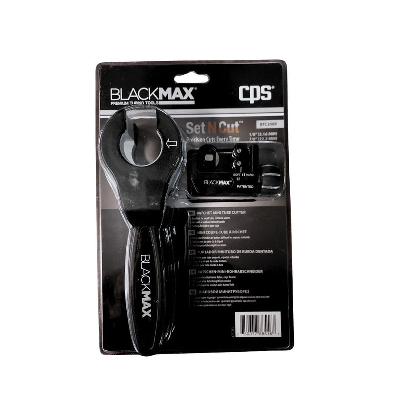 CPS BlackMax BTC200R Ratcheting Tube Cutter, 1/8" to 7/8"