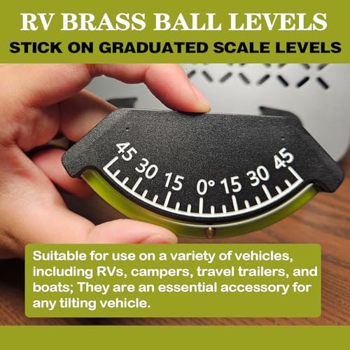 1-Pack RV Level Gauge, Ball Inclinometer for Camper Trailers 1 PACK