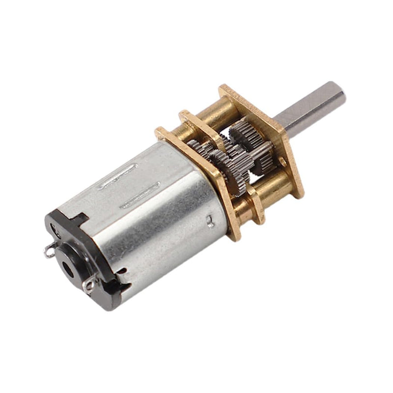 HiLetgo 2pcs GA12-N20 N20 (12V 500RPM) Gear Reducer Motor DC 3V/6V12V N20 Reduction Motor Mini Deceleration Gear Motor Micro Robort Smart Car Motor Multiple Rotation Speed Optional 12V