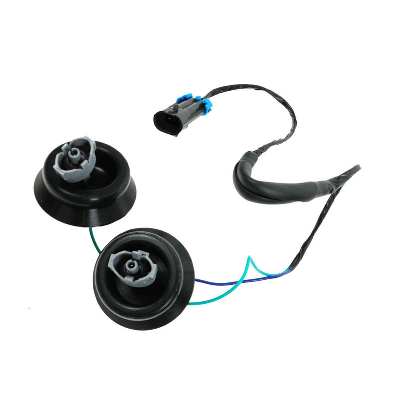 TRQ Knock Sensor with Harness Pair Kit Set for Chevy GMC Silverado Sierra Cadillac ESA12267