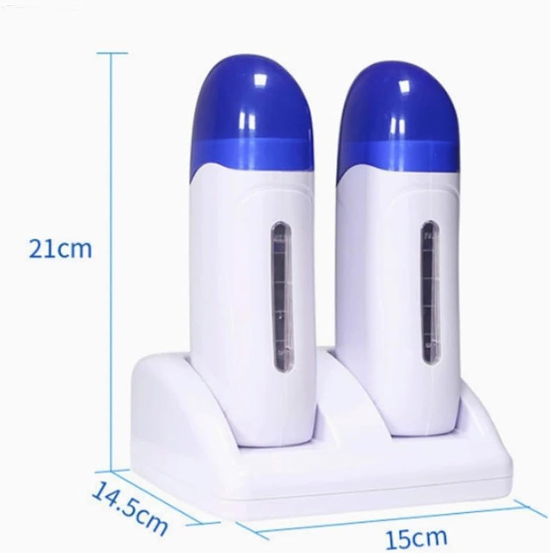  [AUSTRALIA] - SQUADO - 2 x 40 W Professional Waxing Stick Roller Heats for Waxing Stick Durable Hair Removal with Roller Waxing