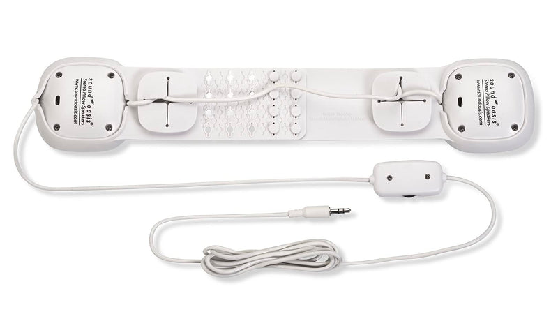Sound Oasis Sleep Therapy Pillow Speakers with Holder PSH-101