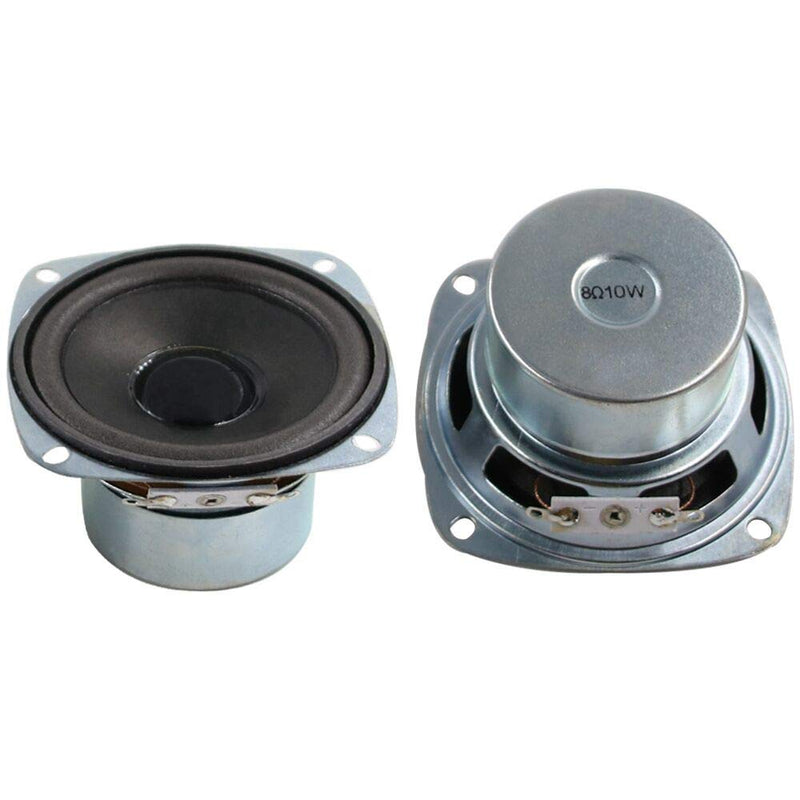 10W Mini 3" HiFi Full Range Speaker 8 Ohm Anti-Magnetic Audio 2.0/2.1 Home Stereo Woofer Loudspeaker 90dB High Sensitivity for DIY Boom Box Satellites Speaker