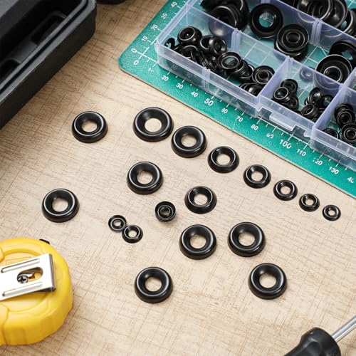 Yaocom 295 Pcs Stainless Steel Countersunk Cup Washers Black Finish