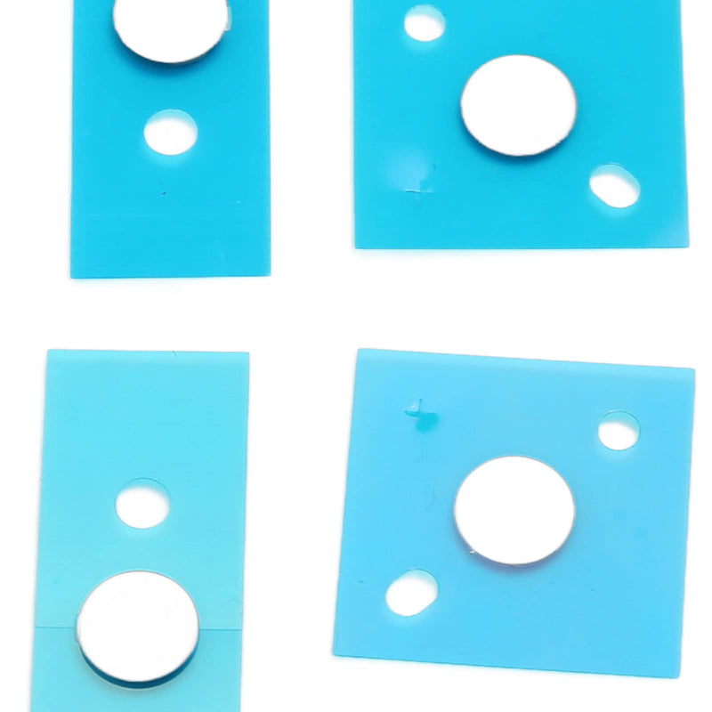 Laptop Bottom Case Rubber Feet Non Slip Round Dot Laptop Foot Pads Replacement for 3 4 5 (Silver) Silver