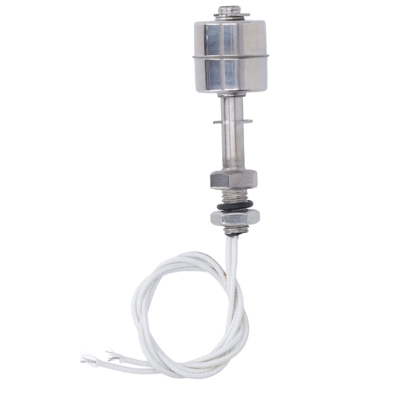 Kadimendium Liquid Level Float Switch ，10mm Stroke Stainless Steel Liquid Water Oil Level Switch Sensor 0‑220V 65mm L Water Level Float Sensor
