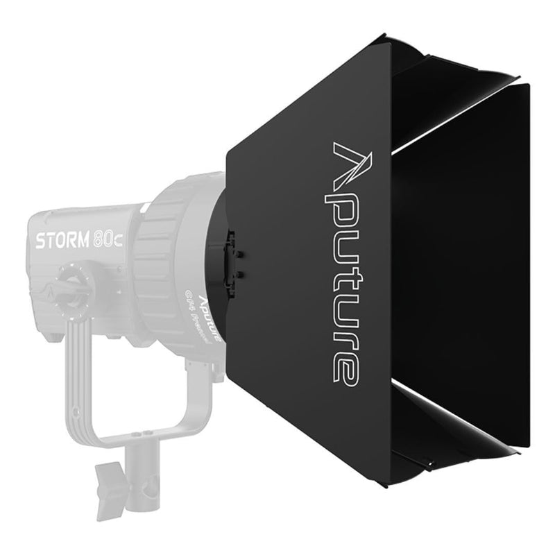 Aputure CF4 Barn Doors for CF4 Fresnel (Not Directly Compatible with Storm 80c) Light Control Attachment for CF4 Fresnel with 8-Leaf Doors