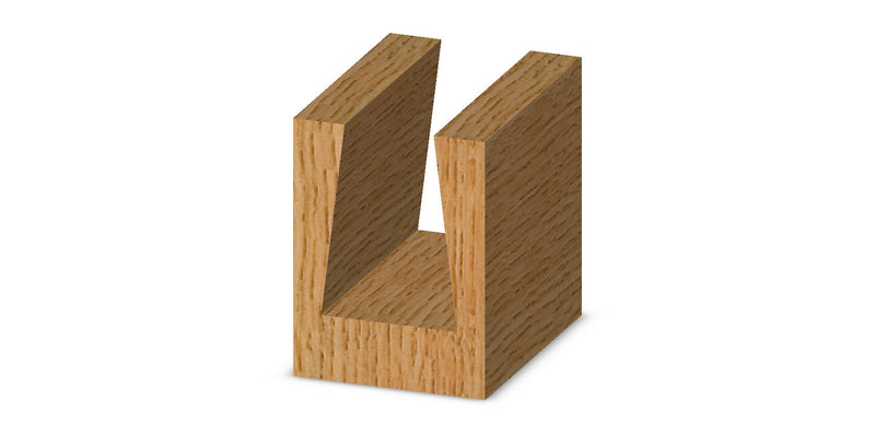 Whiteside Router Bits D7-530 Dovetail Bit with 17/32-Inch Large Diameter 3/4-Inch Cutting Length