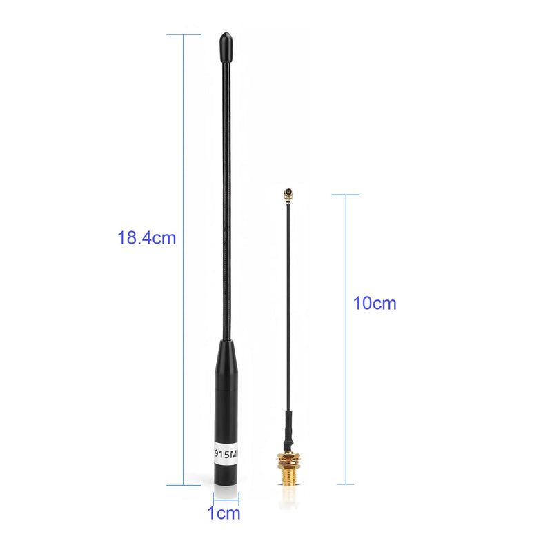 915MHz Antenna 10dBi Gain Long Range Soft Whip Antenna for Meshtastic and LoRa,Omni SMA Male 1 Pack,Black