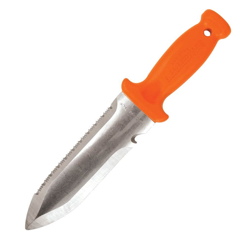 A.M. Leonard Deluxe Soil Knife & Leather Sheath Combo – Hori Hori w/ 6-Inch Stainless Steel Blade