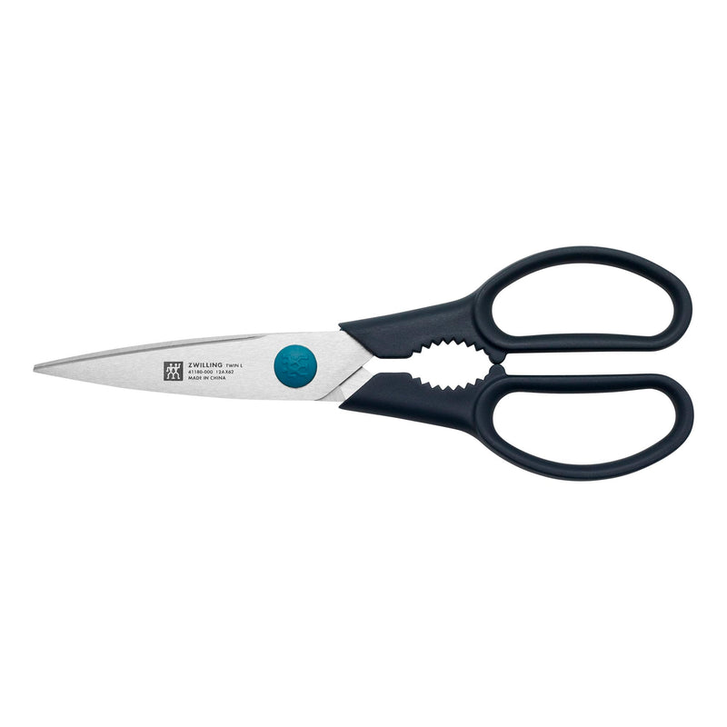 ZWILLING Now S 3-pc Shears Set, Blue, Red and Green 12" x 6" x 7" Black