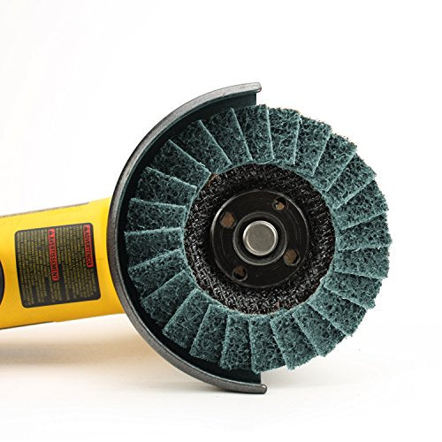 BHA 4.5" x7/8" T29 Surface Conditioning Flap Discs, Blue (Fine) - 5 Pack