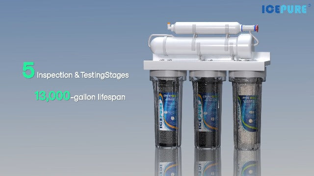 EXCELPURE 5 Micron 10" x 2.5" Whole House Sediment Home Water Filter Cartridge Replacement for Any 10 inch RO Unit, Culligan P5, Aqua-Pure AP110, Dupont WFPFC5002, CFS110, WHKF-GD05, PP10-05, 4PACK 4 Count (Pack of 1)