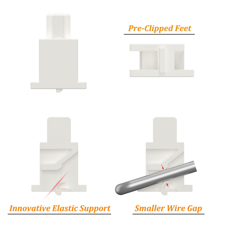  [AUSTRALIA] - DUROCK Plate Mount Stabilizer V3, Innovative Pre-Clipped Stem for Minimum Wire Wobble 2U 6.25U 7U Keyboard Stabilizers (V3 Cream Silver 100% Kit) V3 Plate Cream Silver