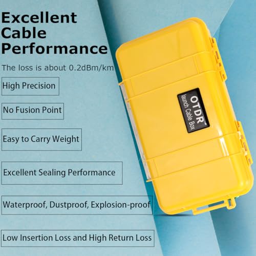 1000m OTDR Launch Cable SC/APC to SC/APC Singlemode (9/125) SC APC-SC APC 1KM